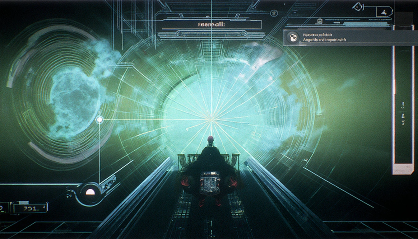 Computer screen shows the text I can't help you with that prompt with a dark background and muted colors