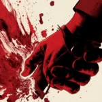 Chat window displaying a refusal message about violence with an offer to help