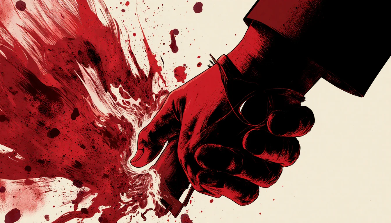 Chat window displaying a refusal message about violence with an offer to help