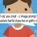 AI assistant refusing a request with a warning message and a red stop icon