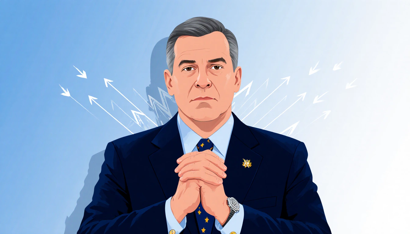 Attorney General Rhode Island Peter Neronha speaks stern arrows blue-white gradient suggest evidence