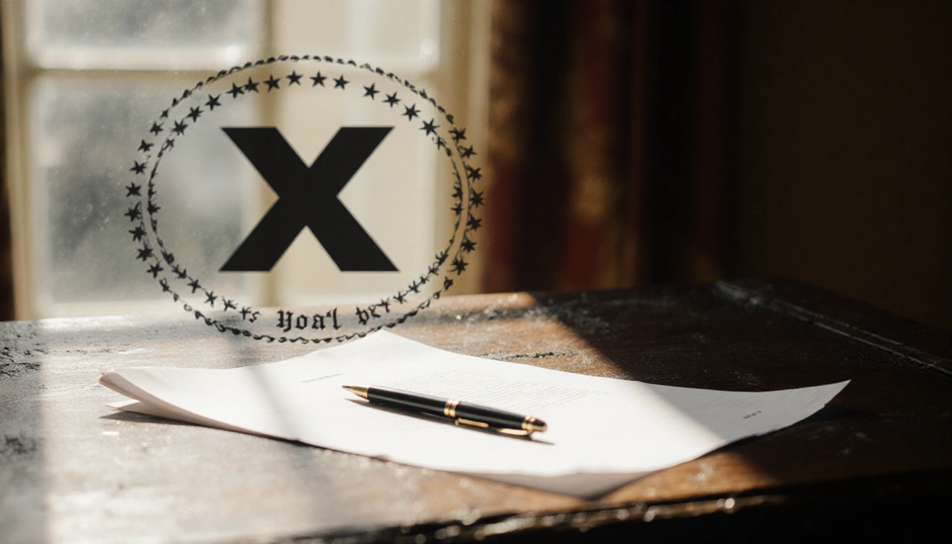 Letter lies abandoned on worn wooden desk with pen and warm glow from window