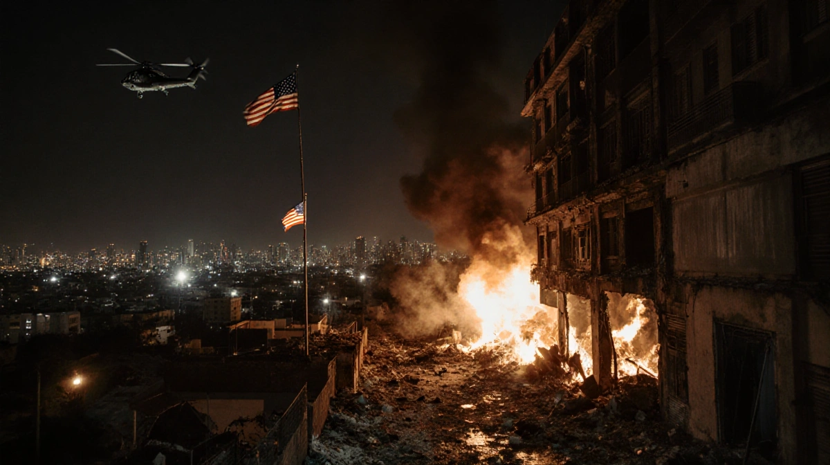 Trump Announces Capture of Maduro in Venezuela Strike