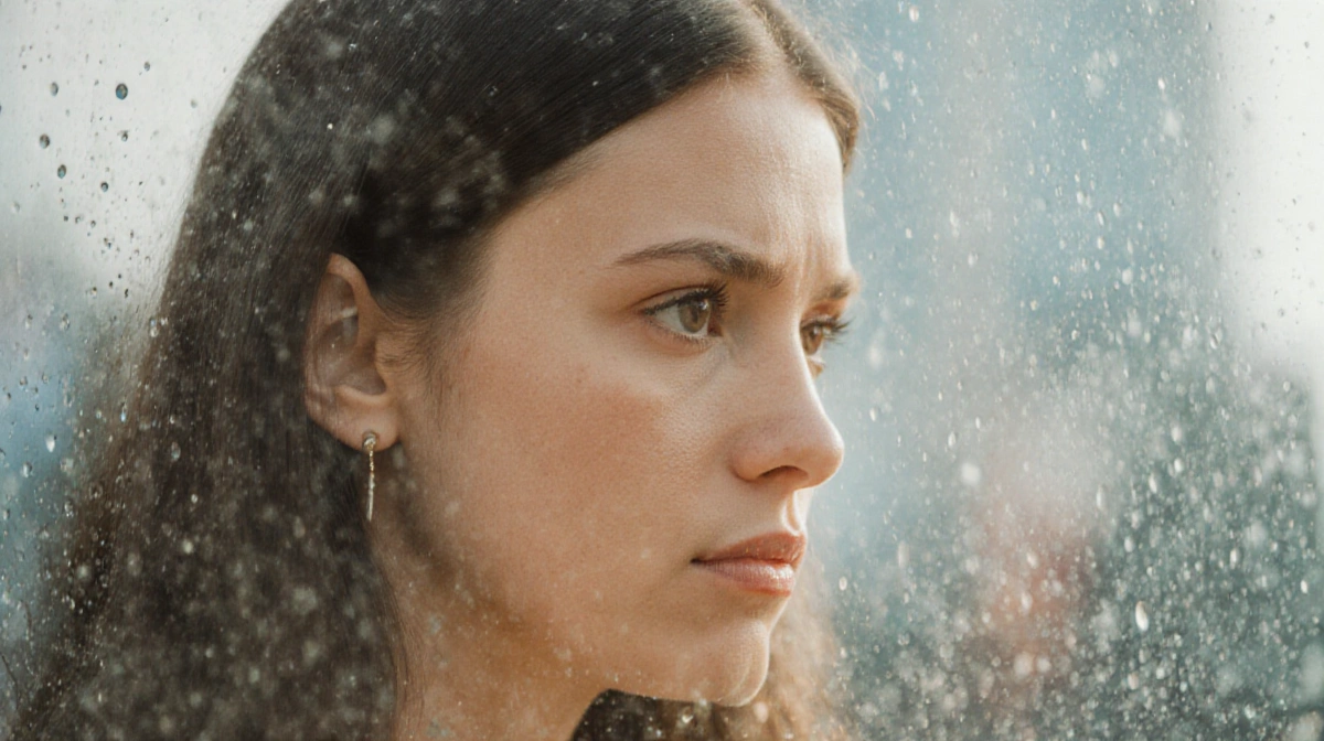 Renee Good smiling at camera with soft natural light and neutral background