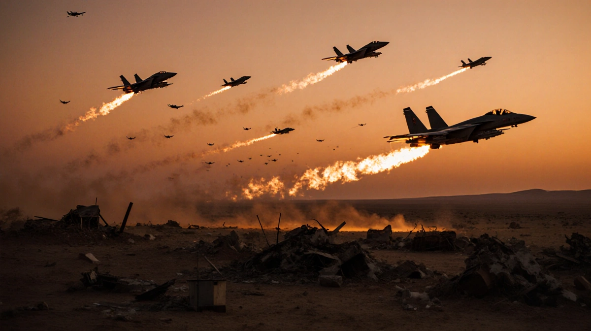 US Launches Massive Syria Strikes After ISIS Ambush