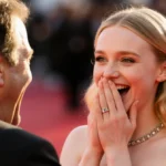 Elle Fanning beams with delight on red carpet as Jack Black shares warm smile beside her