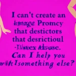 Chatbot refusing to generate content with child protection warning and help offer