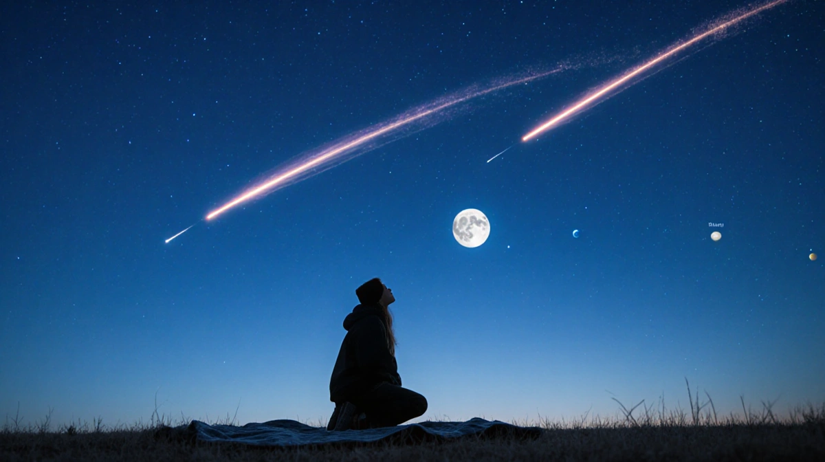 January Sky Show: Supermoon, Meteor Shower, Planet Parade Over Texas