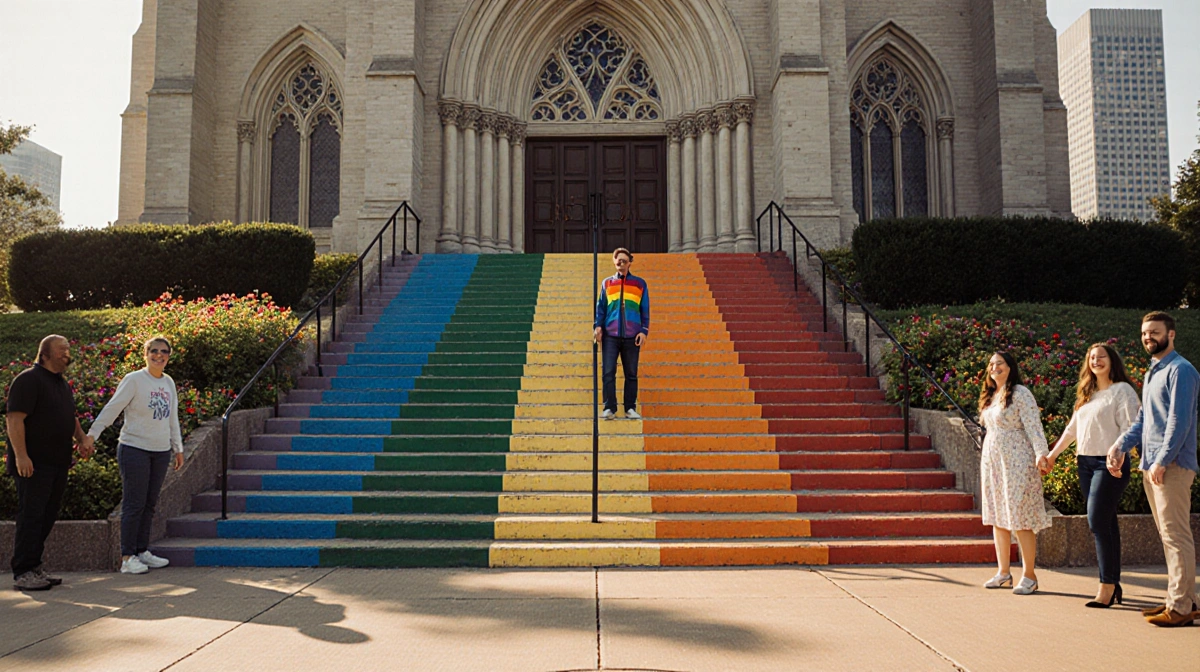 Dallas Landmarks Panel Saves Rainbow Steps