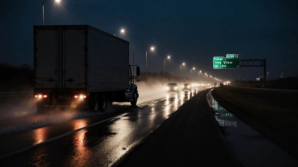 Semi-Truck Crash Shuts I-35E, Two Critical