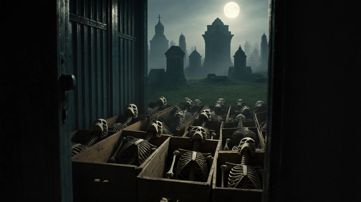 Man Charged After 108 Skeletons Stolen from Cemetery