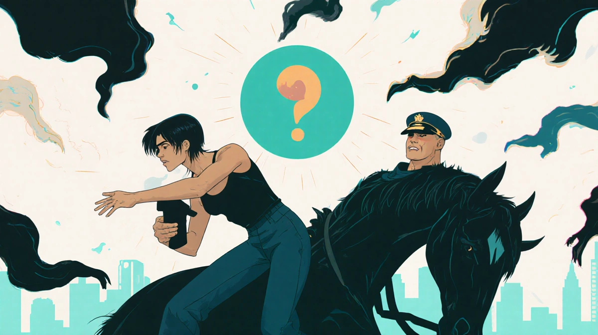 No image appears because the request was declined with a polite refusal message on a plain background