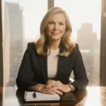 Jenna Bush Hager writing in notebook with morning sunlight streaming through NBC studio windows behind her