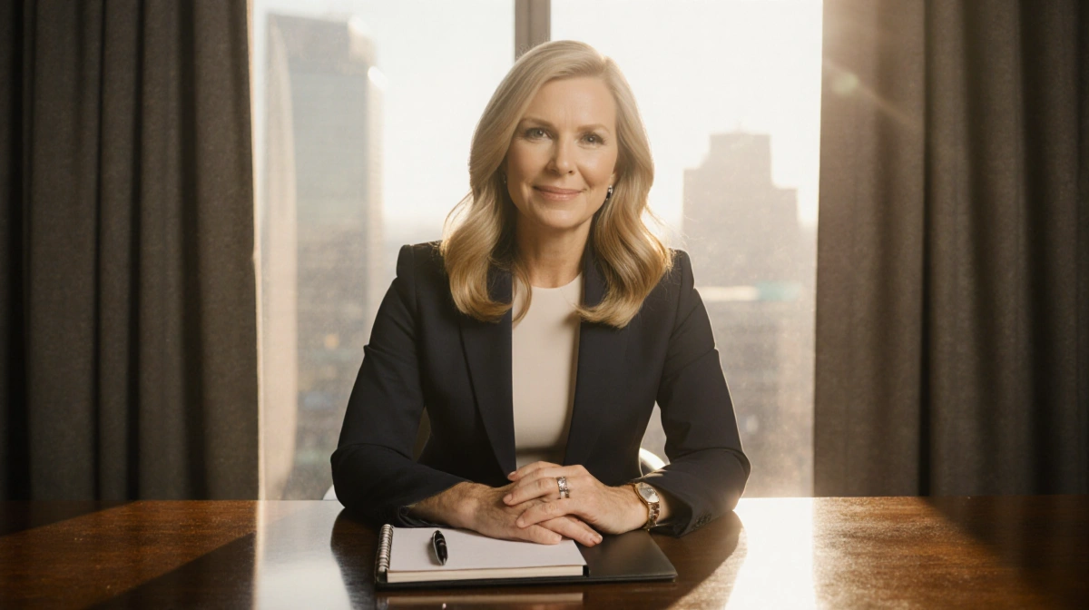 Jenna Bush Hager writing in notebook with morning sunlight streaming through NBC studio windows behind her