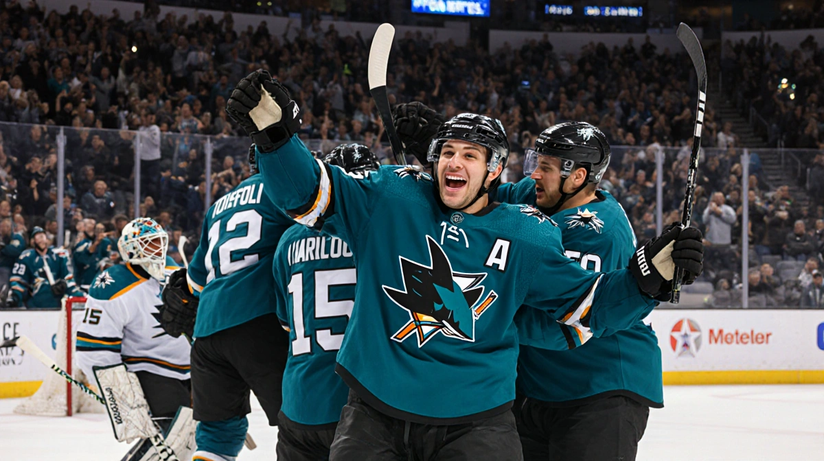 Toffoli’s OT Heroics Lift Sharks Over Stars 5-4