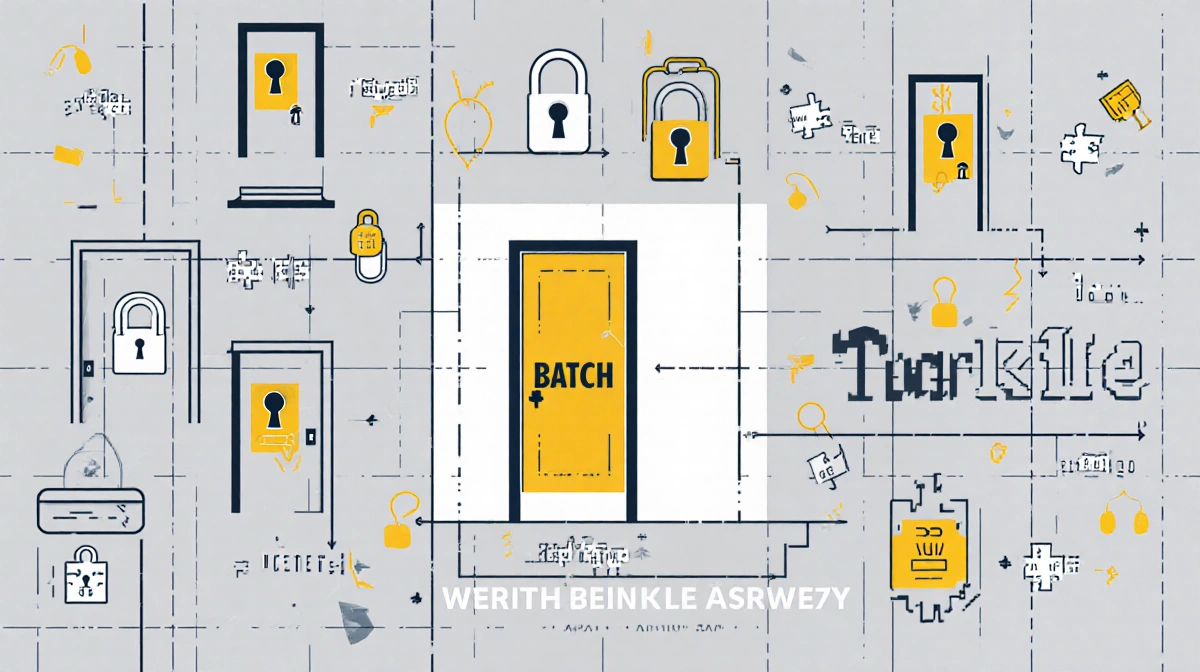 Wordle timeline reveals locked puzzle doors with yesterday's BATCH door slightly ajar hinting at new challenge ahead